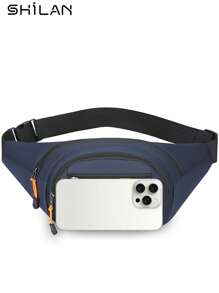 SHILAN Oxford Waterproof Waist Bag, Multi-Function Large Capacity Waist Pack, For Casual Daily Use Pouch Waterproof Backpack Belt Bag - Multicolor - View 9