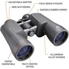 Local Shipping/ PowerView 2 Binoculars, High-Definition Binoculars With Multi-Coated Lenses, Durable Aluminum Alloy Chassis, Wide Field Of View, Ideal For Wildlife Observation, Hiking And Sporting Events - 20x50 - View 8