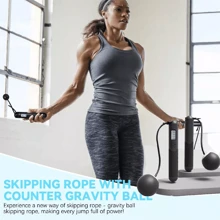 NetHong Skipping Rope With Counter [Gravity Ball With/Without Rope Relativelk Jump Rope - Multicolor - View 3