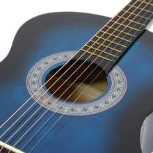 38 Inch Classic Guitar,A Quality Choice For Beginners And Music Lovers - Blue - View 3
