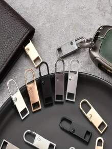 Zipper Pull Replacement Pack - 4/8 Pcs Quick Fix Zipper Heads, Easy Install, Tool-Free Zip Sliders For Luggage, Jackets, Backpacks, Boots, Multi-Size Detachable Hooks - Durable Universal Repair Kit