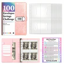 Libro con cerradura de contraseña de seda de 8.5 pulgadas para ahorros, puede contener diversos artículos, equipado con 25 membranas internas, se puede recolectar a través de tarjetas de álbum de fotos, una bolsa se puede usar para múltiples propósitos, libro de almacenamiento multifuncional para efectivo