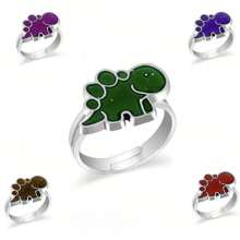 1PC Stainless Steel Changing Color Rings Mood Emotion Feeling Temperature Ring For Women Men Couples Ring Tone Jewelry Gift