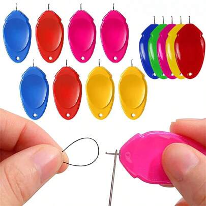 5-20 件/多包装穿线器，适用于缝纫机和手工缝纫 - 易于使用的多色穿线器工具套装，适合老年人