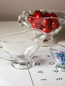 6 قطع مجموعة أطباق صلصة زجاجية على الطراز الإسكندنافي المستوردة، أطباق صلصة الصويا والخل والمقبلات الشفافة والإبداعية للاستخدام المنزلي