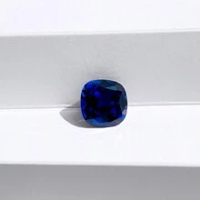 One 100% Lab Grown Sapphire Cushion Cut Gemstone For Charms Advanced Jewelry Making Materials DIY
