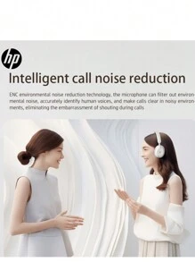 HP H231A 无线蓝牙耳机 HiFi 立体声 ANC 防噪音包耳式运动耳机 - 白色 - 查看 7