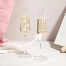 个性化新娘香槟杯、普罗塞克起泡酒杯、带人造珍珠和丝带的香槟杯、婚礼礼物、婚礼、新娘、情人节礼物、多功能、装饰性、防霉、可重复使用、易于清洁、可爱、高品质、可爱、现代、定制、个性化、独特、适合他的理想礼物、适合她、她、女朋友、家人、朋友、儿子、学校学生、工人、儿童、餐厅、浴室、客厅、卧室、办公室、茶室、学校、家居、精致浪漫 - 香檳杯 - 查看 2