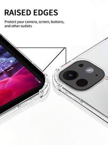 1 pieza Funda personalizada con el nombre del perro y protección con airbag, cubierta antirraspaduras transparente para iPad Pro 13, iPad Air 13 - transparente - Ver 4