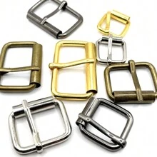 5 件装金属滚轮扣腰带五金针扣适用于包包皮带带背包鞋狗项圈链配件 - 彩色 - 查看 6