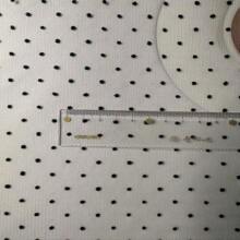 Popular High-Density Polyester Polka Dot Flocked Mesh Fabric, Suitable For Dresses, Undershirts, Headwear, Toys, DIY