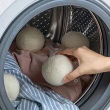 Bolas de secado de lana, bolas de limpieza en seco, bolas de secado para lavadora, antiestáticas, bolas de fieltro de lana - Multicolor - Ver 2