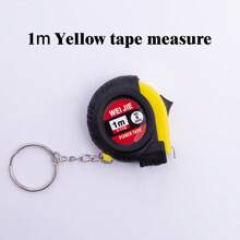 1m/5m Metric & Imperial Heavy Duty Anti-Drop Durable Measuring Tape Ruler, Precise Retractable Ruler With Case - Black - View 4