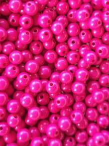 300 Milky Pearl Trio Beads 6mm Jewelry And Crafts - 3 bông hồng - Xem 2