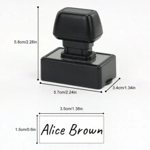 Custom Handwritten Name Stamps: Personalized Signature Stamps With Auto-Press Design And Built-In Ink For Quick And Easy Stamping On All Types Of Documents Gifts Birthday Graduation