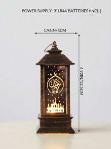 1 szt. Dekoracyjna latarnia w kształcie latarni, Vintage ABS dekoracyjna latarnia na świece na biurko