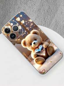 1 pièce Coque de téléphone souple et antichoc transparente avec design imprimé d'ours, compatible avec 16/16 Pro/16 Pro Max/16 Plus, 15 XR/7/8, 15 Pro Max, 13 Pro Max/14 Pro Max, 13/14/11/12 Pro Max, 14 Plus, 11/12 Pro, XS/XR/7/8 Plus, 7/8, Galaxy A13 4G, A22, A21S, A51 4G, A52, S22 Ultra, A33 5G, Redmi 10, Redmi Note 11 4G, Redmi 11 Lite, A53, A14, A23, S23 Ultra, S24, A14, A15, S23, A73, Redmi - Multicolore - Voir 5