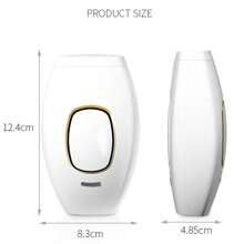 Dispositivo de depilación láser indoloro,dispositivo de depilación IPL,depiladora portátil móvil,depiladoras Permanente para hombres y mujeres,Dispositivo de depilación doméstico,eliminador de vello duradero,adecuado depiladora Para depiladora de todo el cuerpo,Cejas,cara,corporal,Bikini,La Cara,axilas,espalda,piernas,reduce eficazmente el crecimiento del cabello,lindo y portátil, regalo para vacaciones - Negro - Ver 4