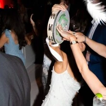 Tamburello da matrimonio (confezione da 1) - strumento a percussione portatile con sonagli in metallo, perfetto per matrimoni, proposte di matrimonio e festeggiamenti di festa - possibilità di scrivere il proprio messaggio, regali estivi per compleanni, articoli per la scuola, decorazione camera