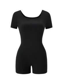 AiTyi Women's Jumpsuit, Slimming Shaping Comfortable Casual Sexy Outdoor CommuteRompers, Versatile For All Seasons - Black - View 9