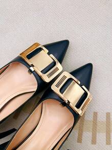 2 件可拆卸鞋夹，办公室鞋配件 DIY，婚礼派对，各种鞋子，包包，帽子，服装配件，女士鞋饰 - 金色 - 查看 5