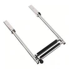 WUPYI Stainless Steel Boat Ladder, 2-Step Boat Telescoping Ladder, Stainless Steel Telescoping Ladder - Silver - View 5