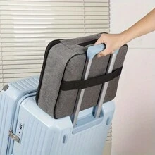 1pc Multifunctional Document Bag, Casual ID Card Holder Organizer, Oxford Cloth Travel Tote