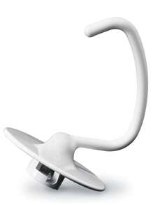 Kitchen Aid 搅拌器，1 件适用于 4.5QT Kitchenaid 倾斜头立式搅拌机的线材搅拌器附件，不锈钢蛋奶油搅拌器，面粉蛋糕气球搅拌器配件替换件 - Dough Hook - 查看 8