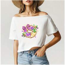 1 件/2 件/3 件国王蛋糕狂欢节狂欢节让美好时光滚动补丁图案熨烫转印贴纸适用于 T 恤运动衫牛仔裤包服装配饰面具牛仔裤和背包帽子枕头