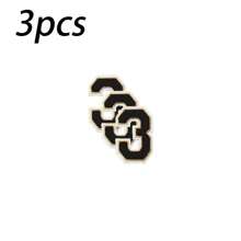 3/10/20pcs 3.2inch Chenille Number 0-9 Embroidered Iron-On/Sew-On Patch Apparel Accessories, Suitable For Clothes, Jackets, Hats, Books, Backpacks - DIY Embroidered Patch Supplies