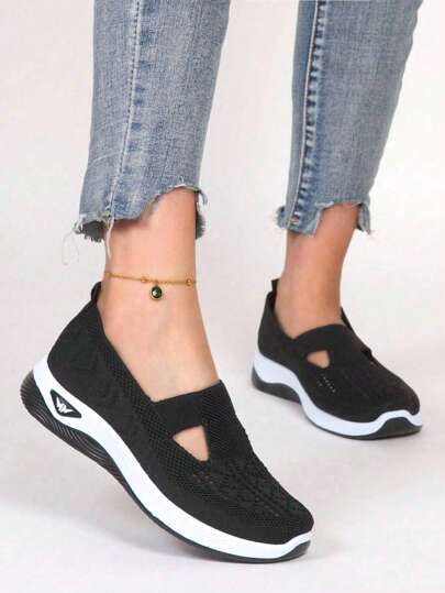 GlamourGrip Zapatos deportivos transpirables, ligeros y cómodos para mujer con diseño de punta redonda, perfectos para conducir, recién llegados de primavera