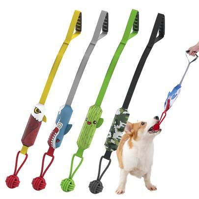 78.74cm Interactive Dog Tug Of War Toy With Loud Squeaker, Tug Rope Toy For Training Puppies, Chewing And Boredom Relief, Suitable For Medium Dogs