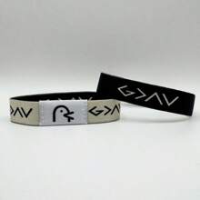 Daily Bible Verse Bracelet Yappy Bible Verse Christian Bracelet - 銀色 - 查看 3