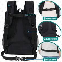 Mochila para mascotas - NEGRO - Ver 4