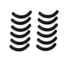10 PIEZAS Bandas de repuesto para rizador de pestañas, herramienta aplicadora de rizador de pestañas, rizador de pestañas, accesorios de maquillaje para mujer, JM08-B - Negro - Ver 7