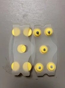 2pcs Outdoor Invisible Ice Grips, Anti-Slip Shoe Covers For Men & Women, Simple Ice Cleats For Hiking On Snow - Multicolor - View 9