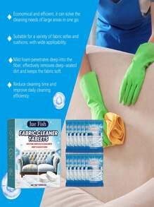 Fabric Sofa Cleaning Effervescent Tablets - Multi-Effect Fabric Sofa Cleaner, Deodorizing Type (Random Delivery Of New And Old Models) - Multicolor - View 2