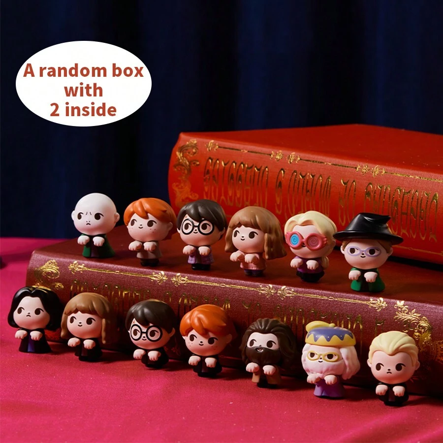 Miniso Harry Potter Series Blind Box - PVC Material, Random 2 Mini Figures Per Box, Exciting Collectible, Good Choice Of Valentine's Day Gifts(1 PC Random Delivery) - Multicolor - View 1