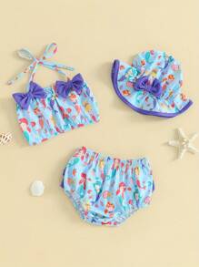 Newborn Baby Swimwear - Blue - View 3