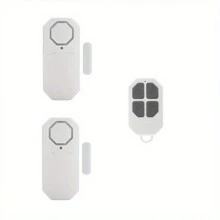 Remote Control Door And Window Alarm, Wireless 130dB High Decibel Security Alarm, Door And Window Anti-Theft And Anti-Burglary System, Home Security System, Door Magnetic Sensor, 5 Different Modes, SOS Device For Children And Elderly, Suitable For Home, Hotel, School, Office, Warehouse, Etc.