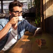 8 件/套木制羊杯垫套装，羊形木制装饰件，适用于餐厅、咖啡厅、酒店装饰、派对礼物、情侣和朋友的礼物 - 彩色 - 查看 5