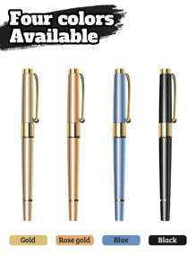 1pc Custom Engraved Text Ballpoint Pens Personalized, Customized Name Ballpoint Pen, Personalized Engraving Pen, Customizable Nice Pens For Writing, Best Bosses Gift, Gifts For Writers, Lawyer Gifts For Men, Gold Pen, Men Office Gifts, Cool Ballpoint Pens, Ornamental, Reusable, Vintage,Smooth Writing Pen,New Job, Office Supplies