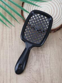 1pc Small Square Hollow Comb Honeycomb Grid Comb Smooth Hair Comb Wet And Dry Dual Use Hairdressing Comb Scalp Massage Fluffy Made Valentines