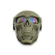 Motorcycle Face Mask Windproof Riding Glasses Ski Goggles Retro Harley Face Mask Outdoor Protective Goggles Off-Road Goggles - one-size - View 9