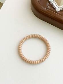 3pcs Multi-Color Spiral Hair Ties, Large & Fine Elastic Hair Ties, Women Hair Scrunchies, High Stretch Hair Ties, Minimalist Ponytail Accessories ,Gym Sport Outfit ,Ponytail Holders ,Hair Elastics ,Hair Rubber Bands ,Hair Rope