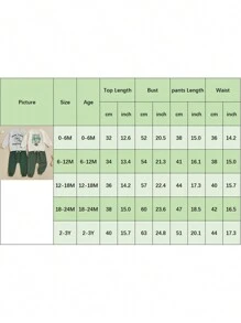 Toddler Boy Fall Clothes Letter Print Long Sleeve Sweatshirt With Solid Color Pants 2Pcs Outfits - Light Grey - View 9