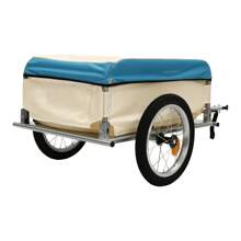 Fahrrad Anhänger 50 kg Last, Transport Anhänger Multiple Wale, Aluminium Utility Cargo Bike Anhänger - Verschiedenfarbig - Übersicht 11