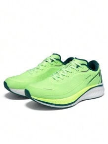 baasploa 1pc Men's Lightweight Cushioning Running Shoes High Performance Modern Simple Fashion Men's Outdoor Sports Non-Slip Mesh Men's Running Shoes