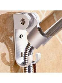 可调节淋浴支架 铝合金壁挂式银色淋浴手持支架 浴室配件手持支架 - 彩色 - 查看 6