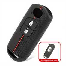 硅胶汽车钥匙壳支架钥匙扣钥匙套无钥匙配件适用于 2 3 5 6 适用于 Atenza 适用于 Axela CX3 CX5 CX7 CX8 CX9 MX5 Sch5 - 黑色 - 查看 3